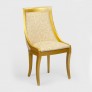 Кресло классика в цвете золото